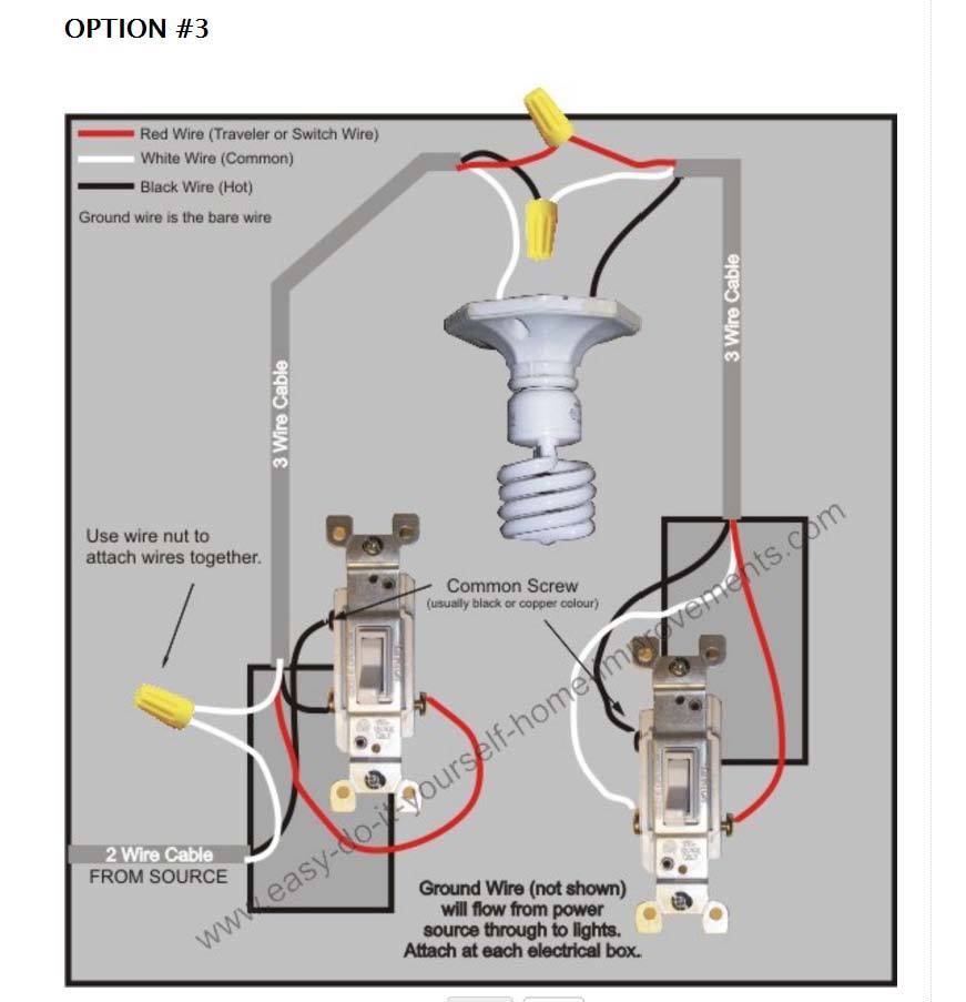 Hook up 3 way electrical switch | 4 Way Switch Wiring  