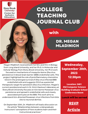 Graduate School - CIE College Teaching Journal Club