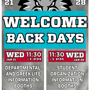 Image for: Welcome Back Days - Student Orgs