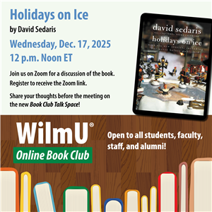Student Services Calendar - WilmU Online Book Club - "Holidays on Ice"