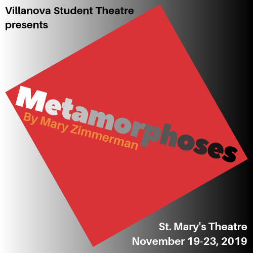 Villanova University Calendar Vst Presents Metamorphoses