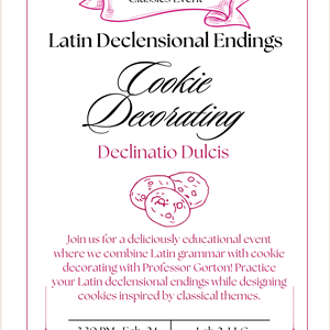 Image for: Latin Declensional Endings Cookie Decorating