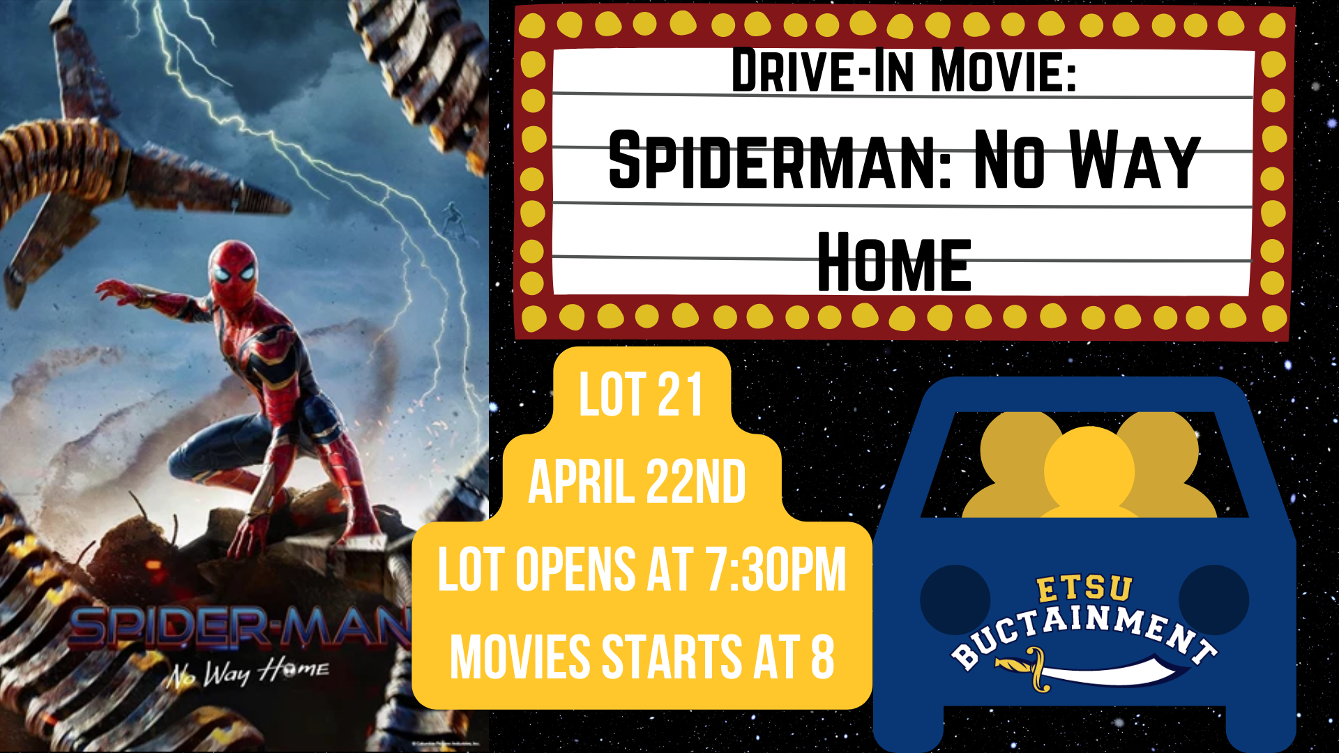 05 Campus Life - Drive-In Movie: Spider Man: No Way Home
