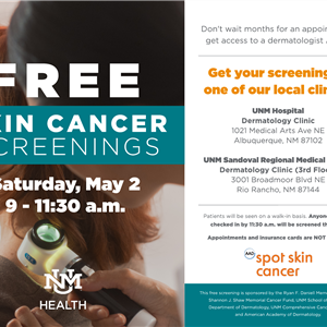 Image for: ABQ/RR Skin Cancer Screening 