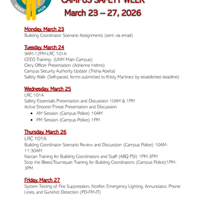 Image for: Campus Safety Week