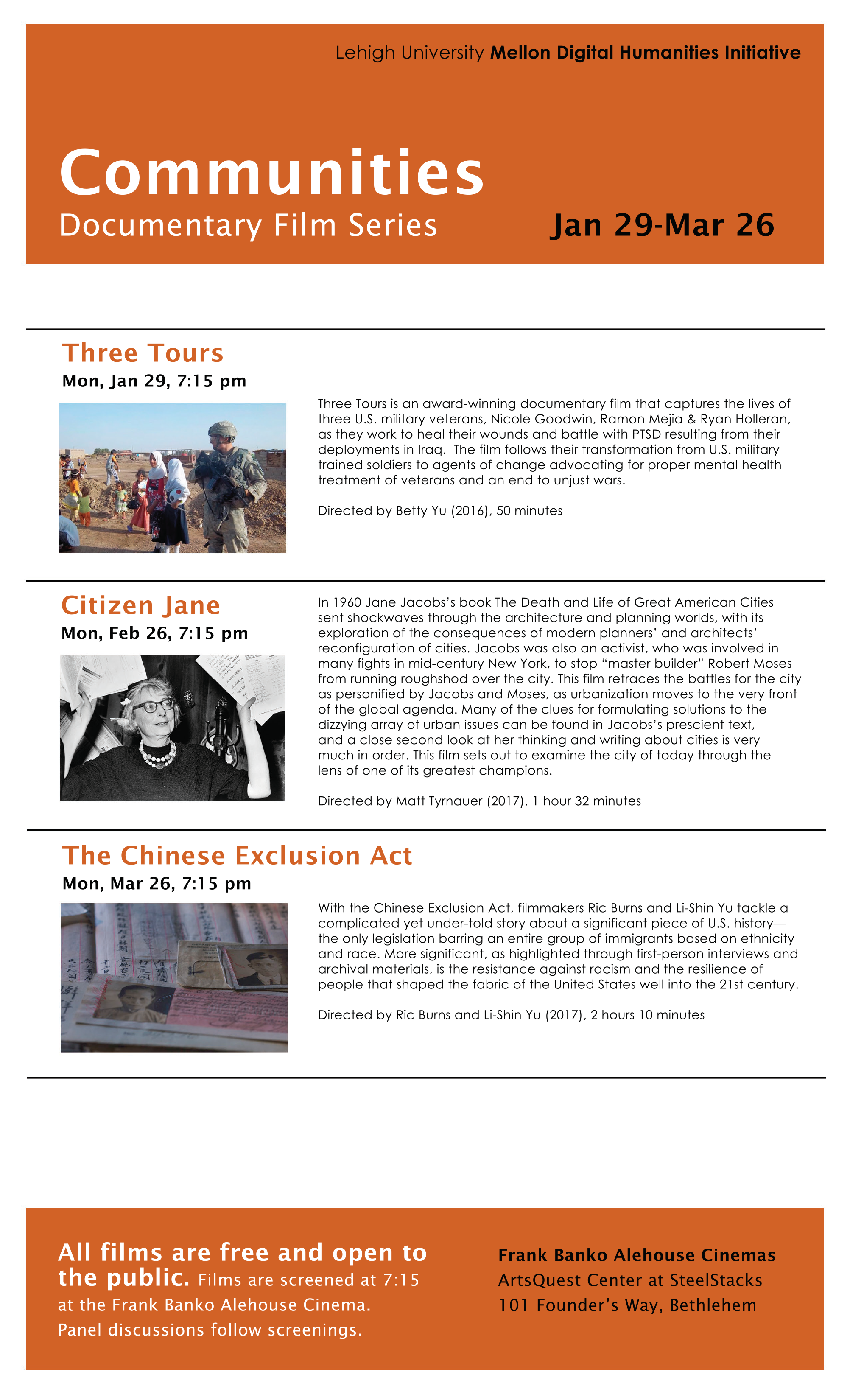 whats happening at lehigh events in bethlehem lehigh university chinese exclusion act flyers