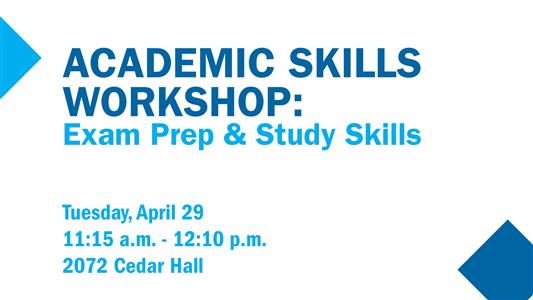 Kirkwood Events Academic Skills Workshop