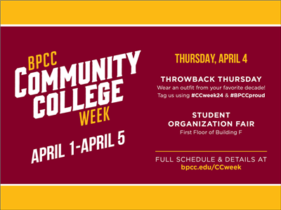 BPCC Events Calendar - List