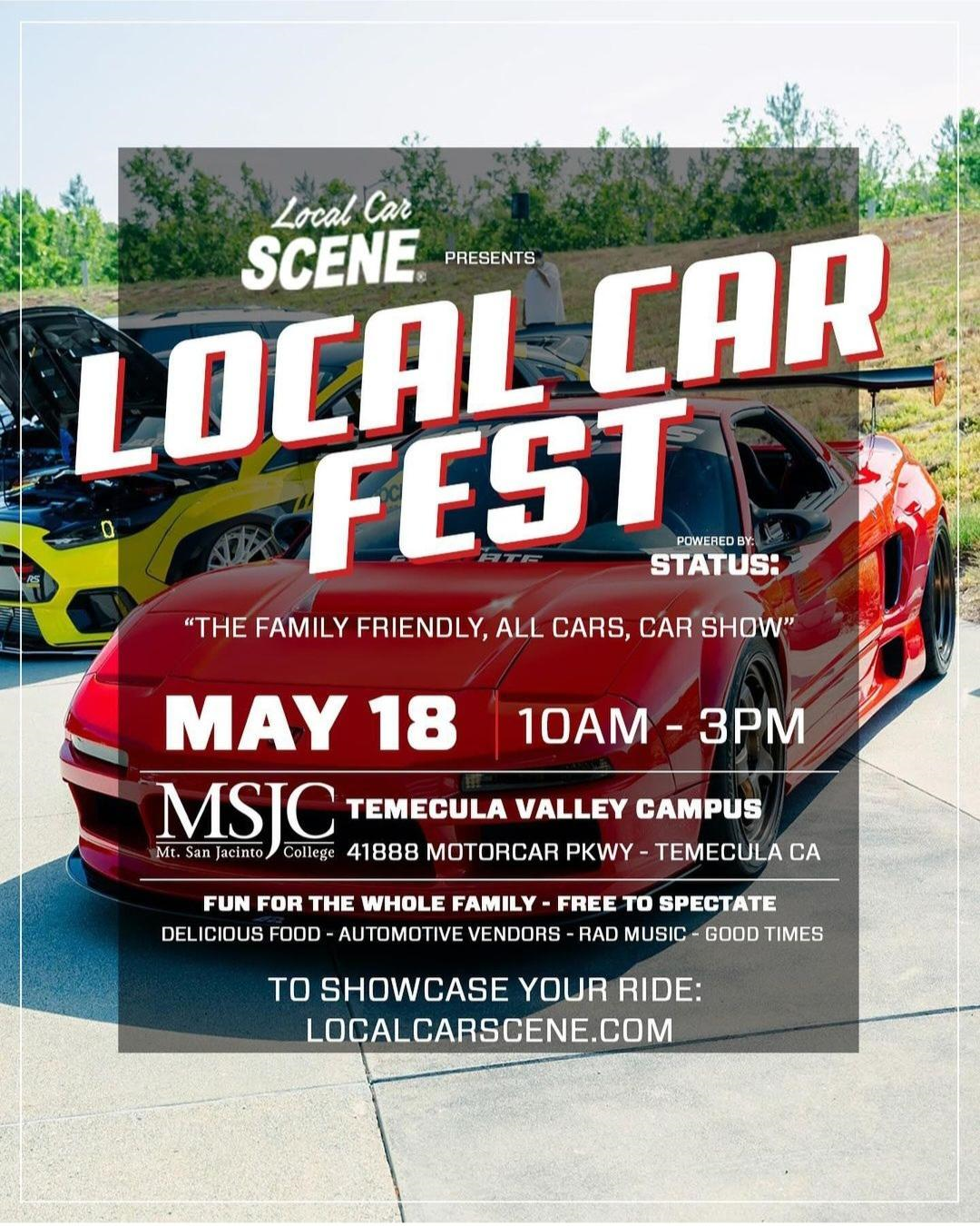 Local Car Fest at TVC May 18