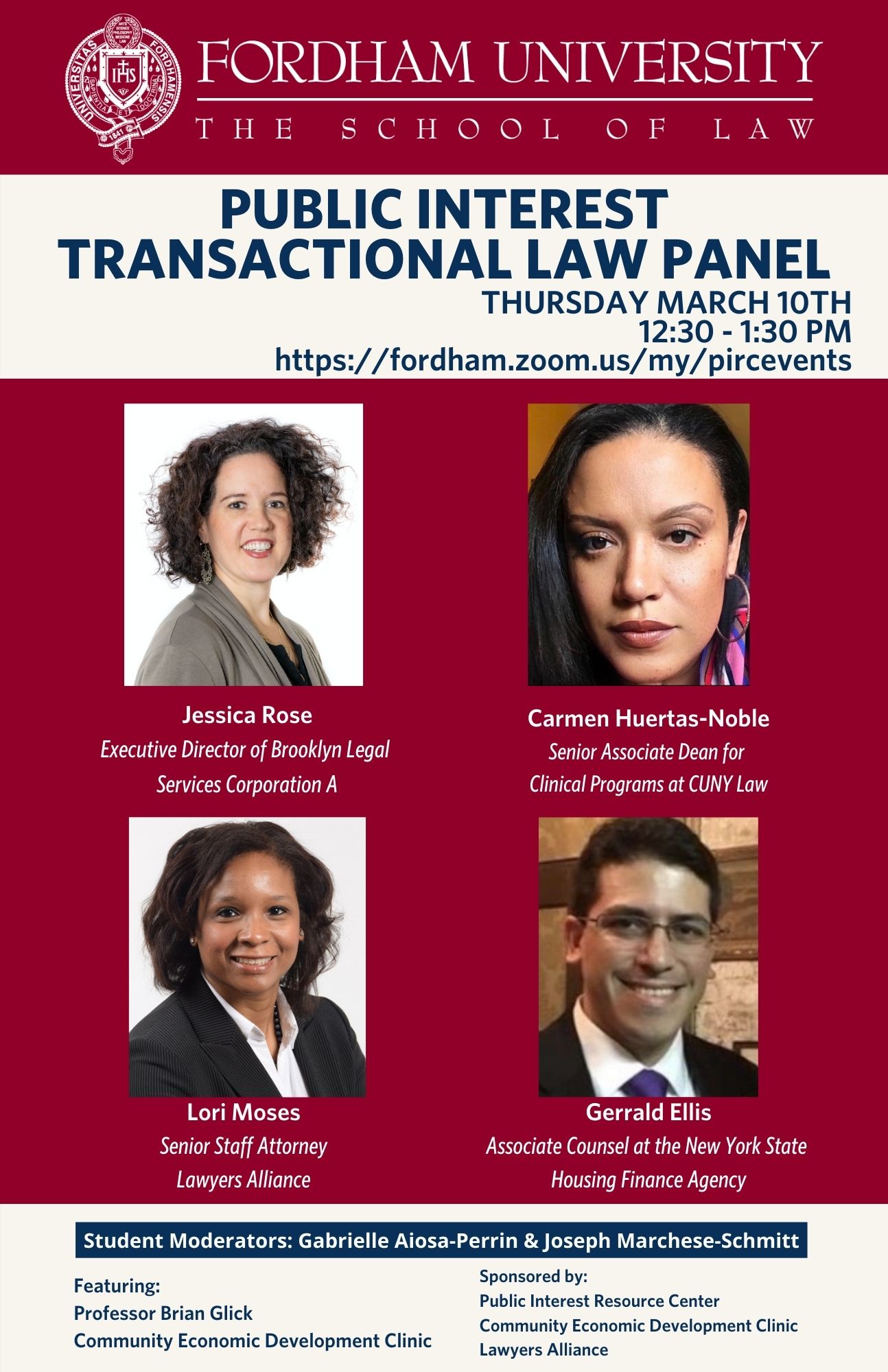 Fordham University School of Law - Public Interest Transactional Law Panel