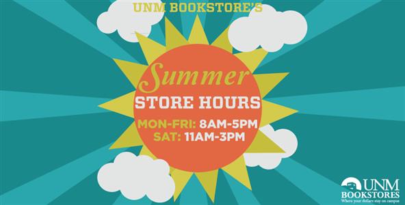UNM Events Calendar Bookstore Summer Hours 2017