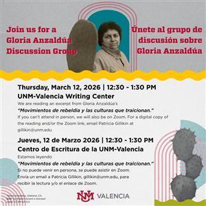 Image for: Gloria Anzaldúa Discussion Group