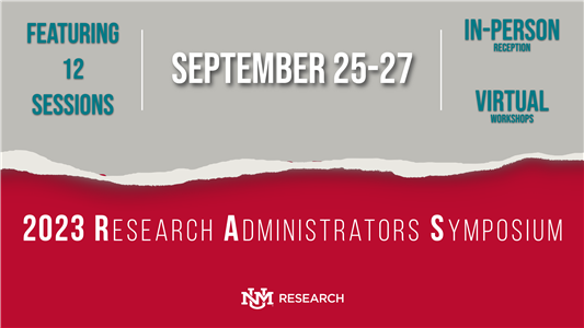 Main Campus Research The Research Administrators Symposium 2023