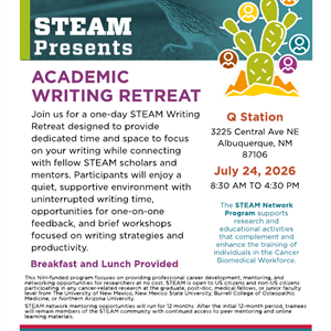 Image for: STEAM Academic Writing Retreat