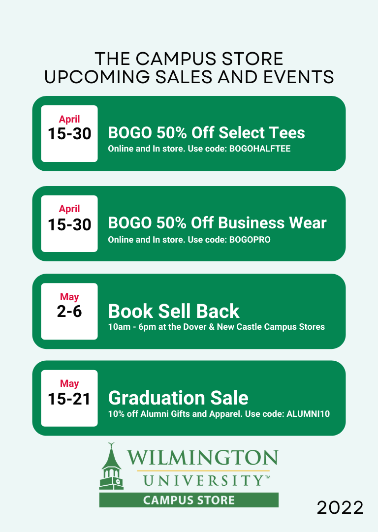 Student Services Calendar Campus Store Sell Back Books Dover Site