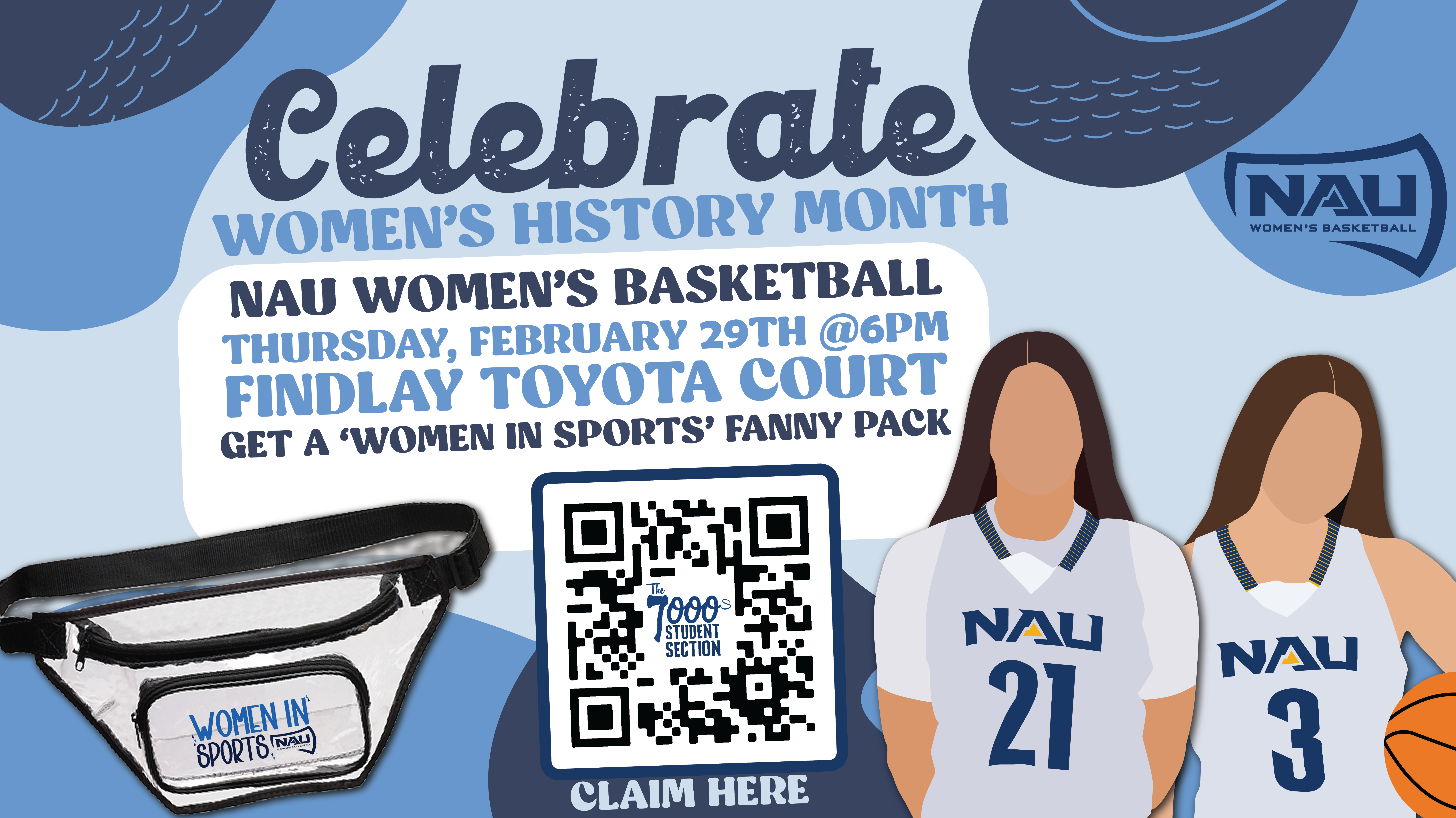 NAU Events Women s History Month Women s Basketball Game