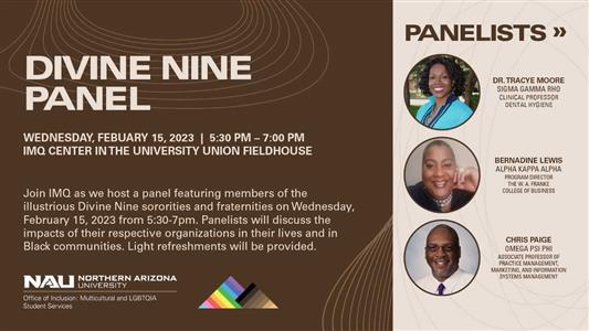 NAU Events - Divine 9 Panel