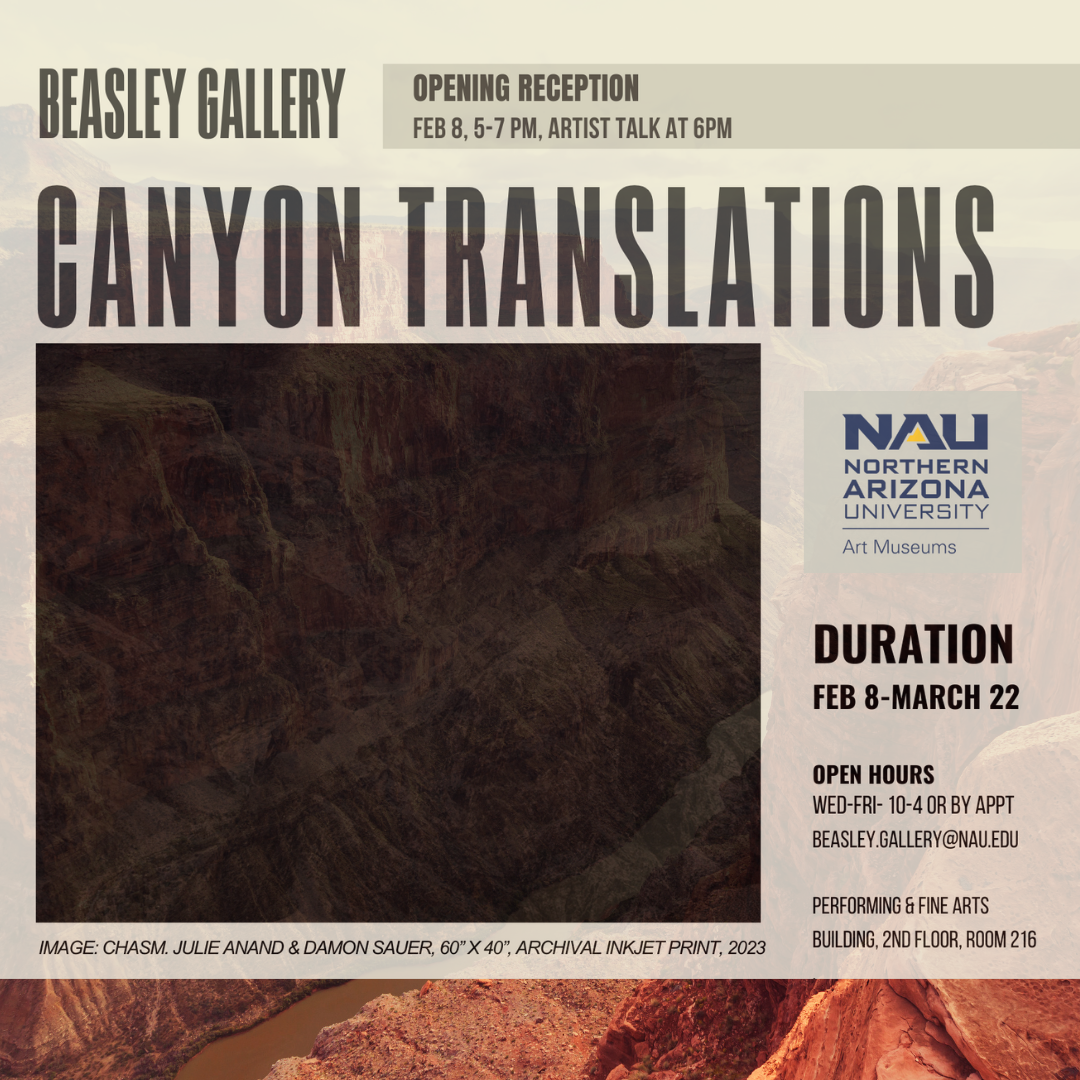 NAU Events Canyon Translations An Art Exhibition