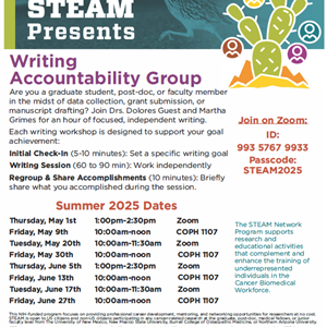 Image for: STEAM Presents: Writing Accountability Group