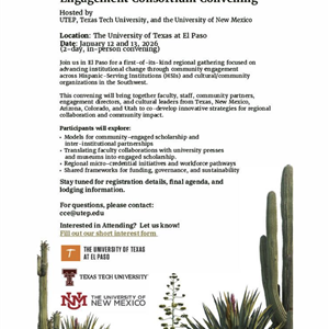 Image for: Southwest Regional Community Engagement Consortium Convening 2025