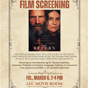Image for: Classics Film Screening: The Return — Fri., Mar. 6
