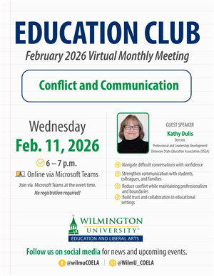 Academic Colleges Calendar - Education Club Meeting (Virtual)