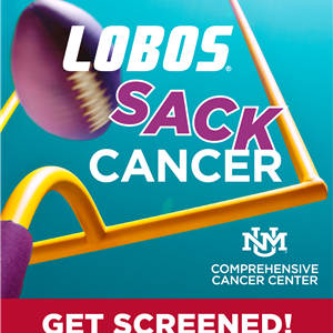 Image for: Lobos SACK Cancer Football Game