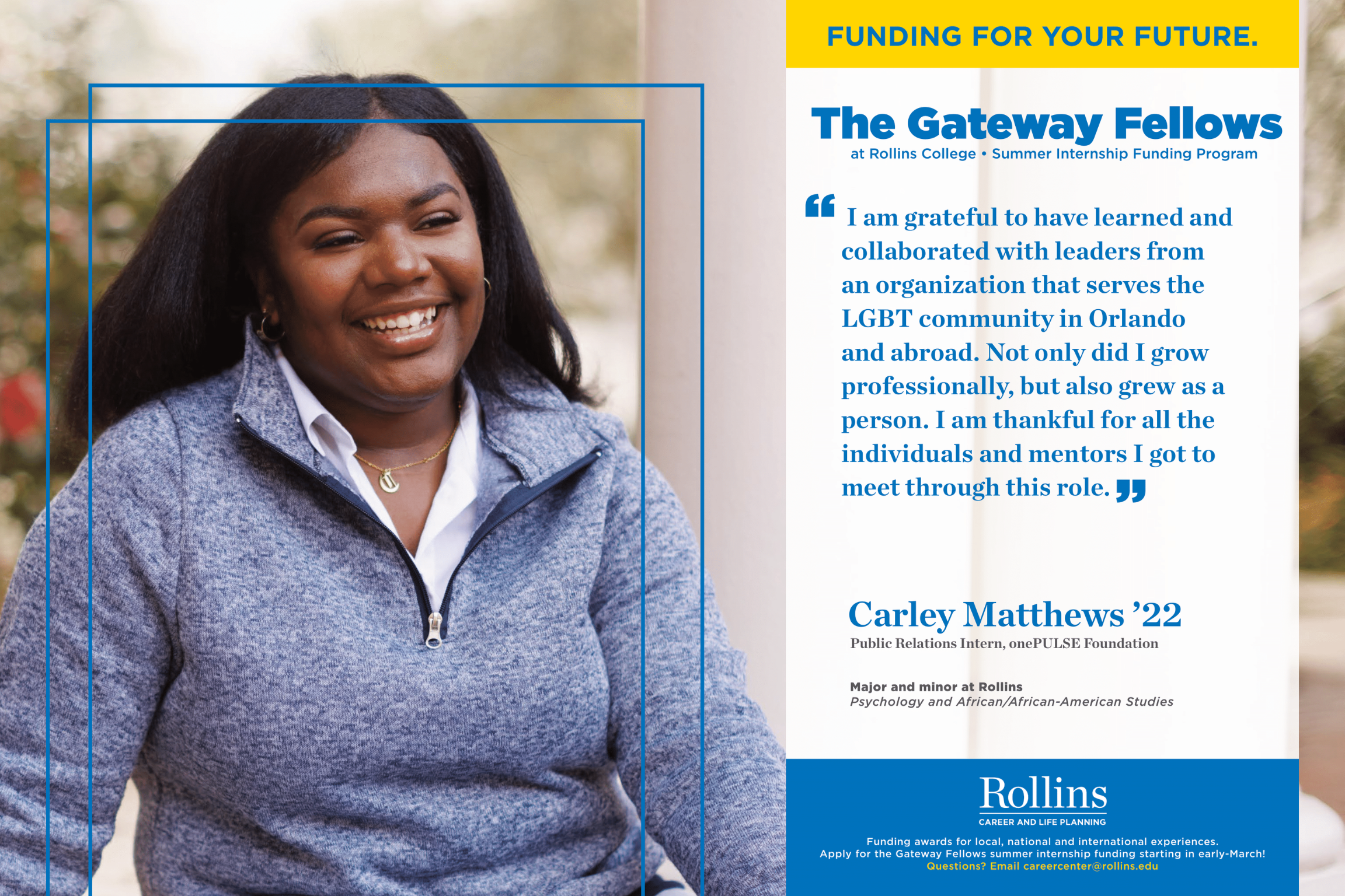 Rollins College - Gateway Fellows Program Info Session 2023