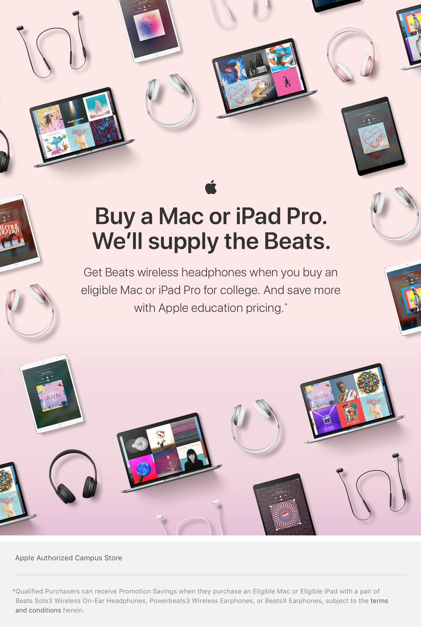 apple ipad beats promotion
