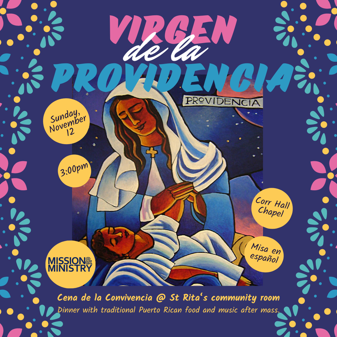 Villanova University Calendar - Celebración de Nuestra Señora de la Divina  Providencia – Misa en Español y Cena de la Convivencia