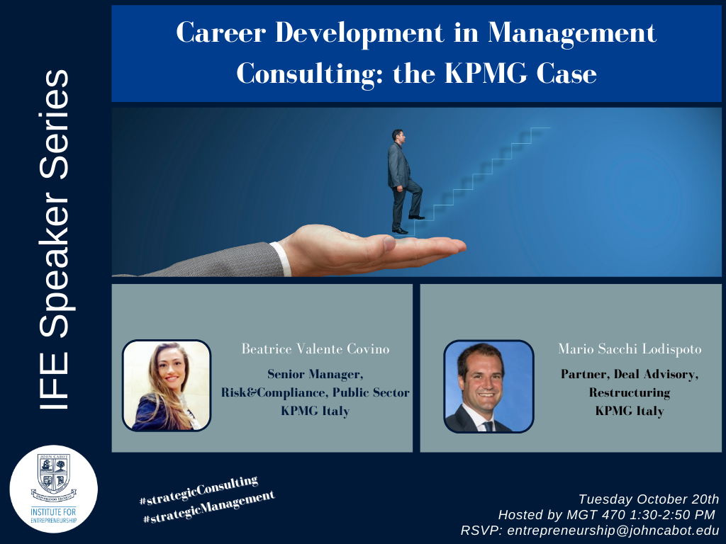 JCU Events Calendar Career Development in Management Consulting