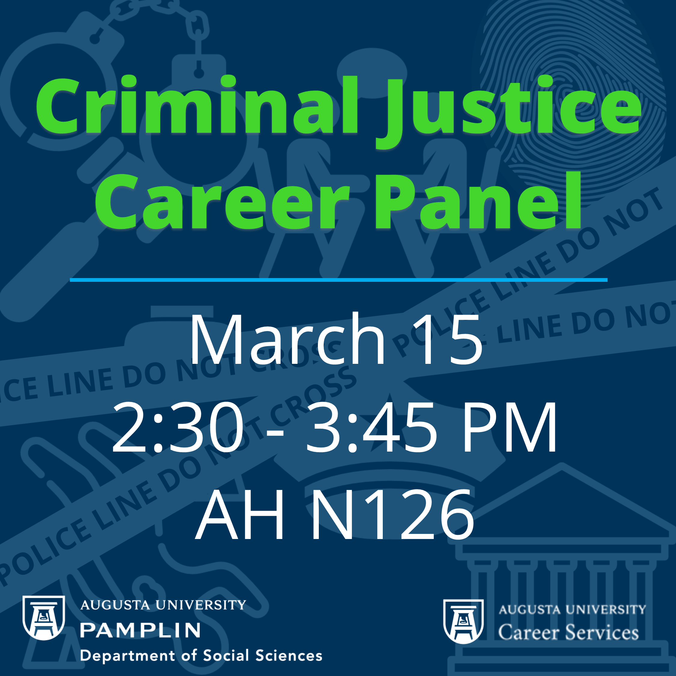Event Calendar - Criminal Justice Career Panel