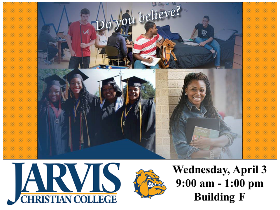 BPCC Events Calendar - Jarvis Christian College Recruiting