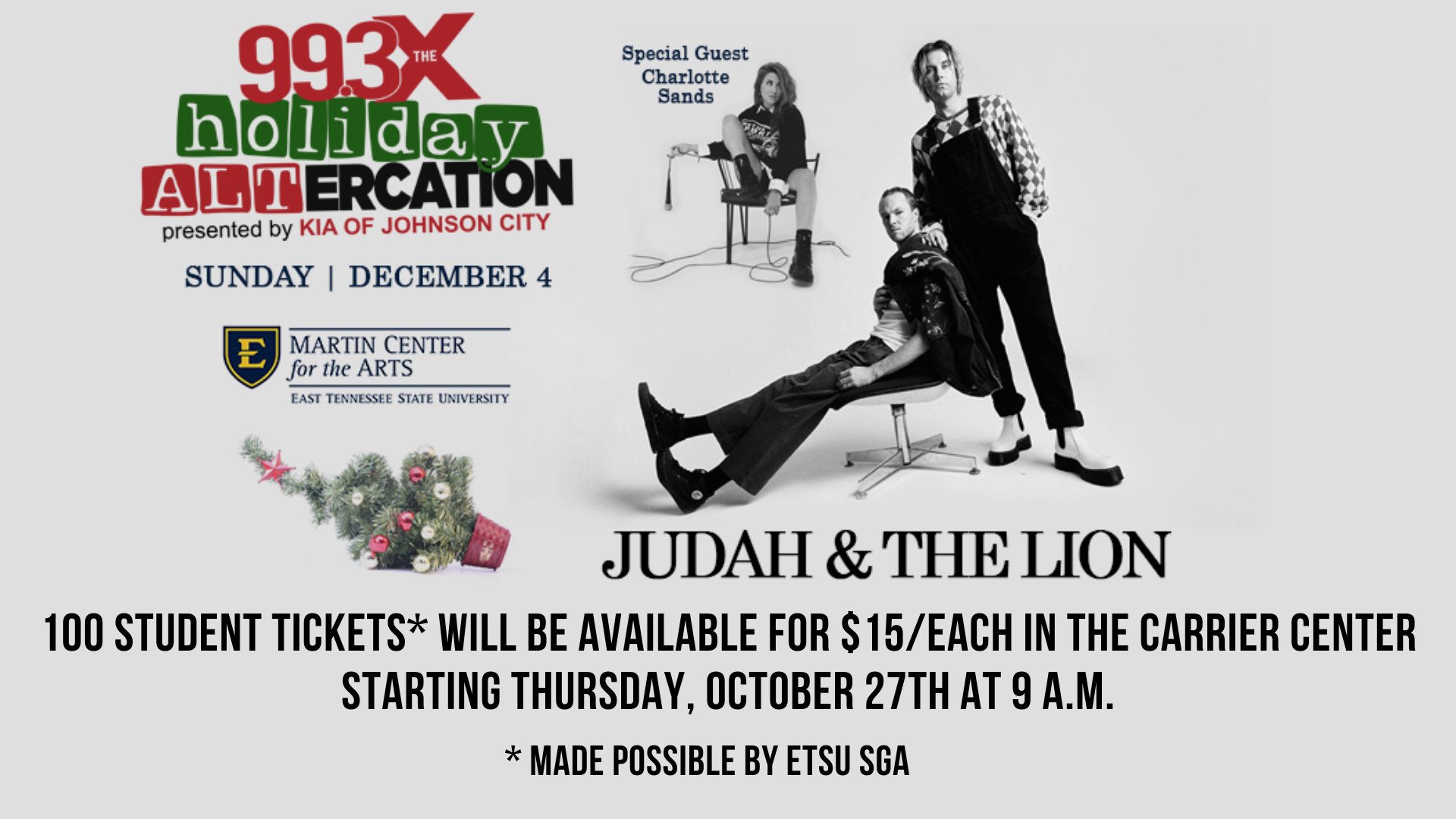 05 Campus Life - Judah & the Lion Limited Discounted Student Tickets on  Sale Until Nov 16