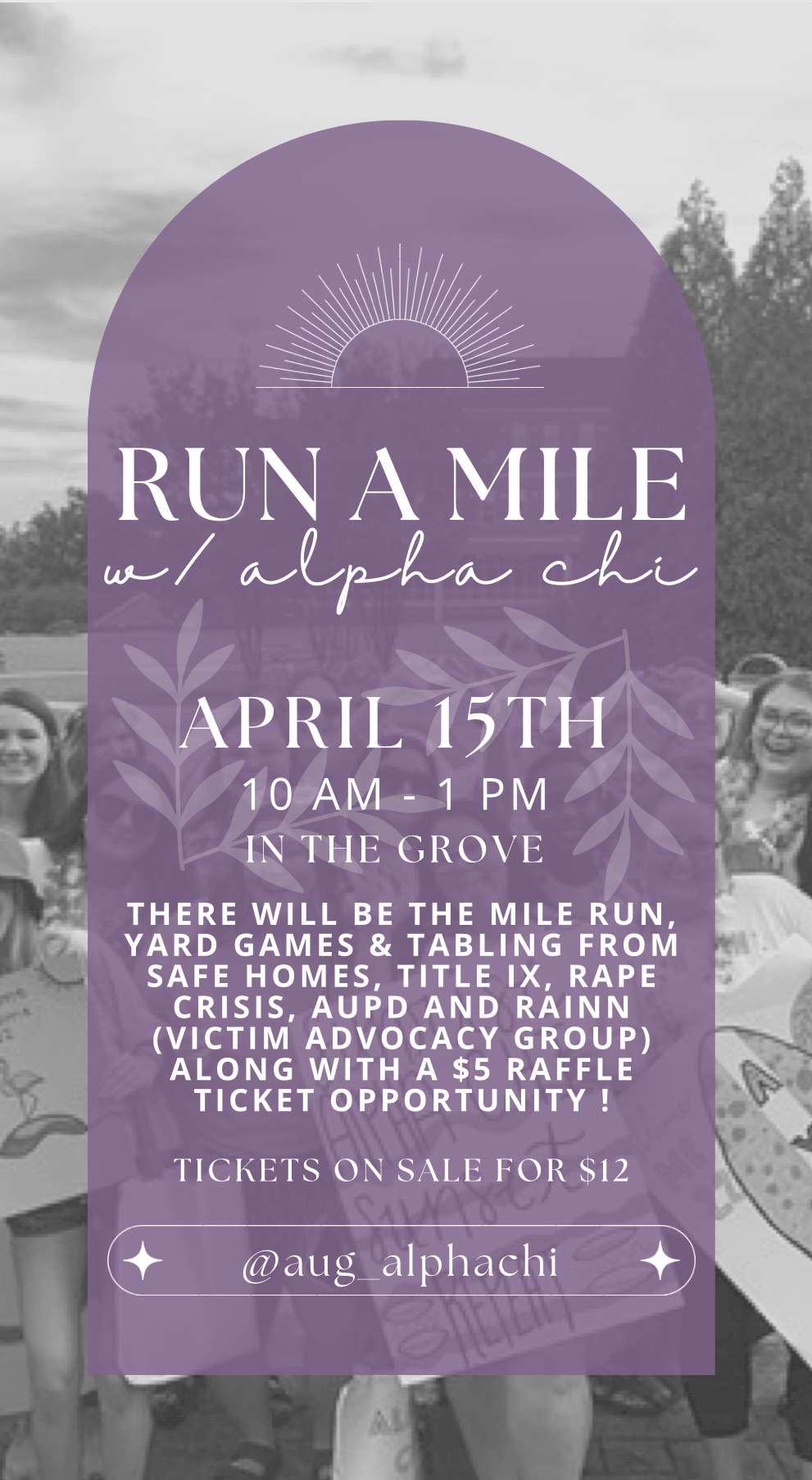 Event Calendar SAAM Alpha Chi Omega Walk A Mile