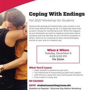 Image for: Coping with Endings Workshop for Students