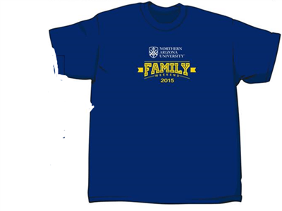 NAU Events - Family Weekend T-Shirts