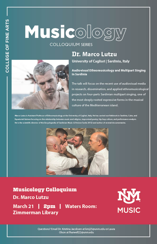 UNM Events Calendar - Musicology Colloquium