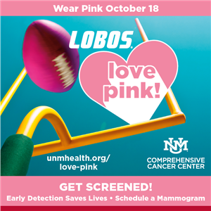Image for: Lobos Love Pink Football Game