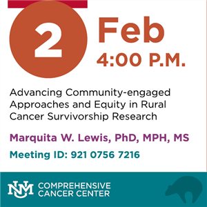 Image for: CCPS Program Meeting - Advancing Community-engaged Approaches and Equity in Rural Cancer Survivorship Research