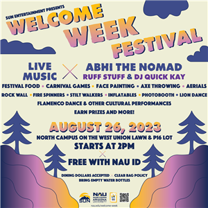 NAU Events - Welcome Week Festival!