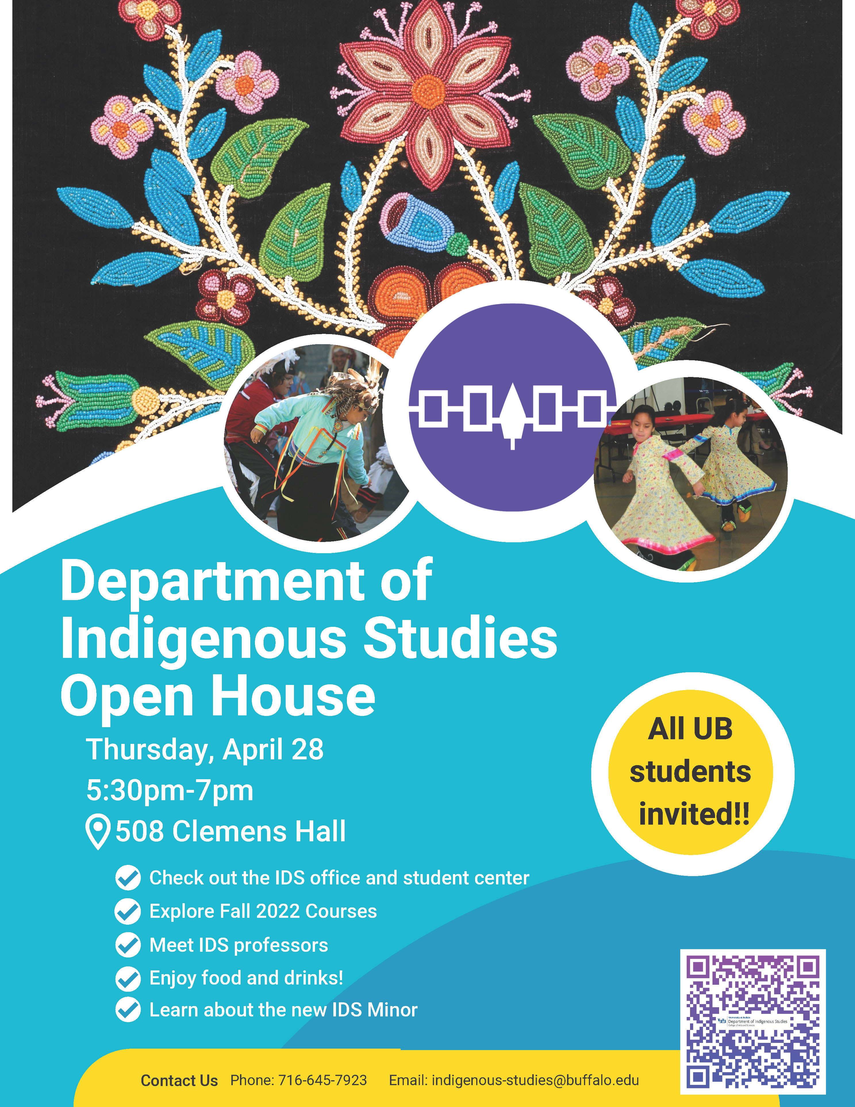 UB Events Calendar - Indigenous Studies Department Open House