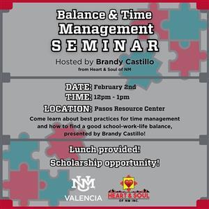 Image for: Balance and Time Management Seminar