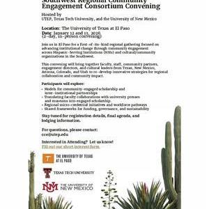 Image for: Southwest Regional Community Engagement Consortium Convening 2025