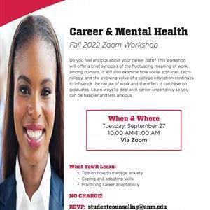 Image for: Career & Mental Health Workshop for Students