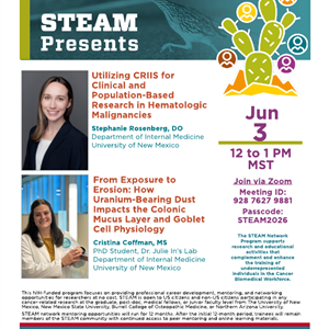 Image for: STEAM Webinar - Stephanie Rosenberg, DO & Cristina Coffman, MS