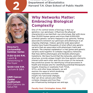 Image for: Director's Lectureship Seminar Series - John Quackenbush, PhD