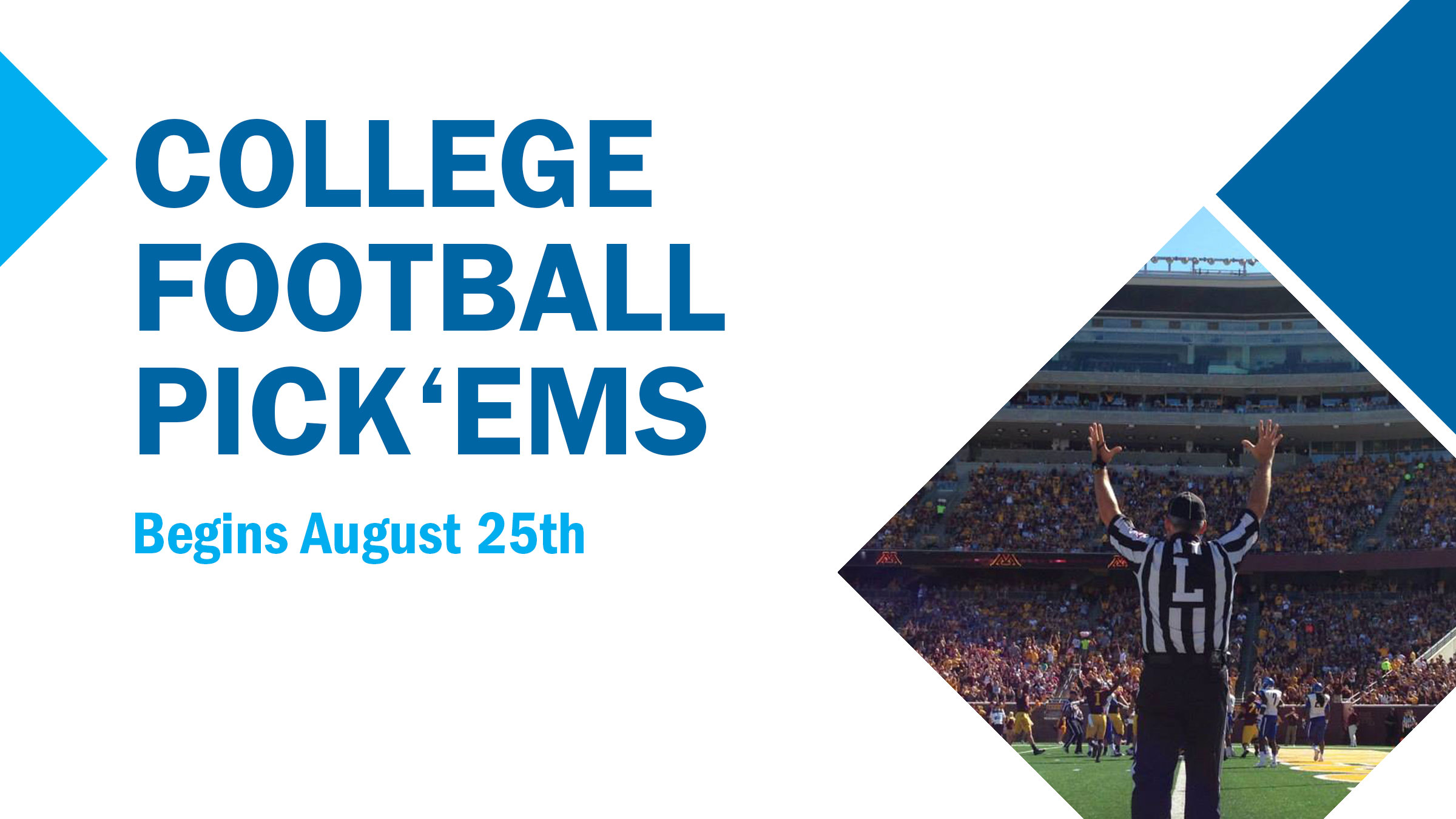 Kirkwood Events - College Football Weekly Pick'ems Starts