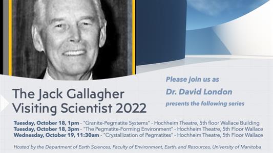 Environment, Earth and Resources - Jack Gallagher Visiting Scientist ...