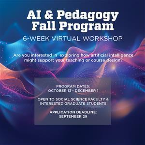 Image for: AI & Pedagogy Fall Program (Application Deadline)